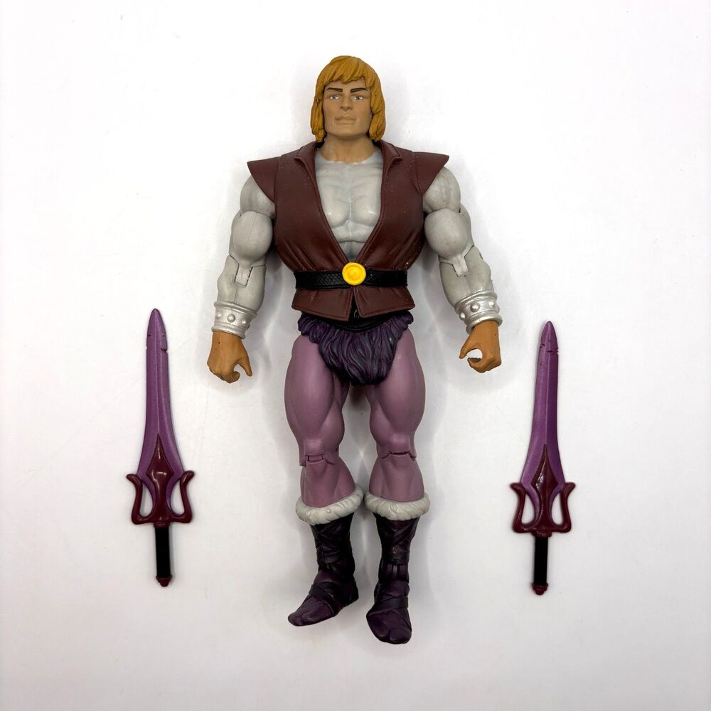 Masters of the Universe Classics Prince Adam Figure 2 Swords MOTU He-Man 2009